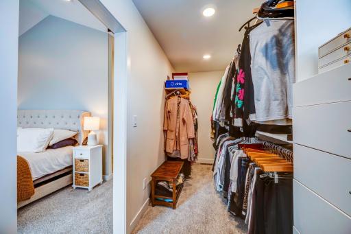 Two walk in Closets.