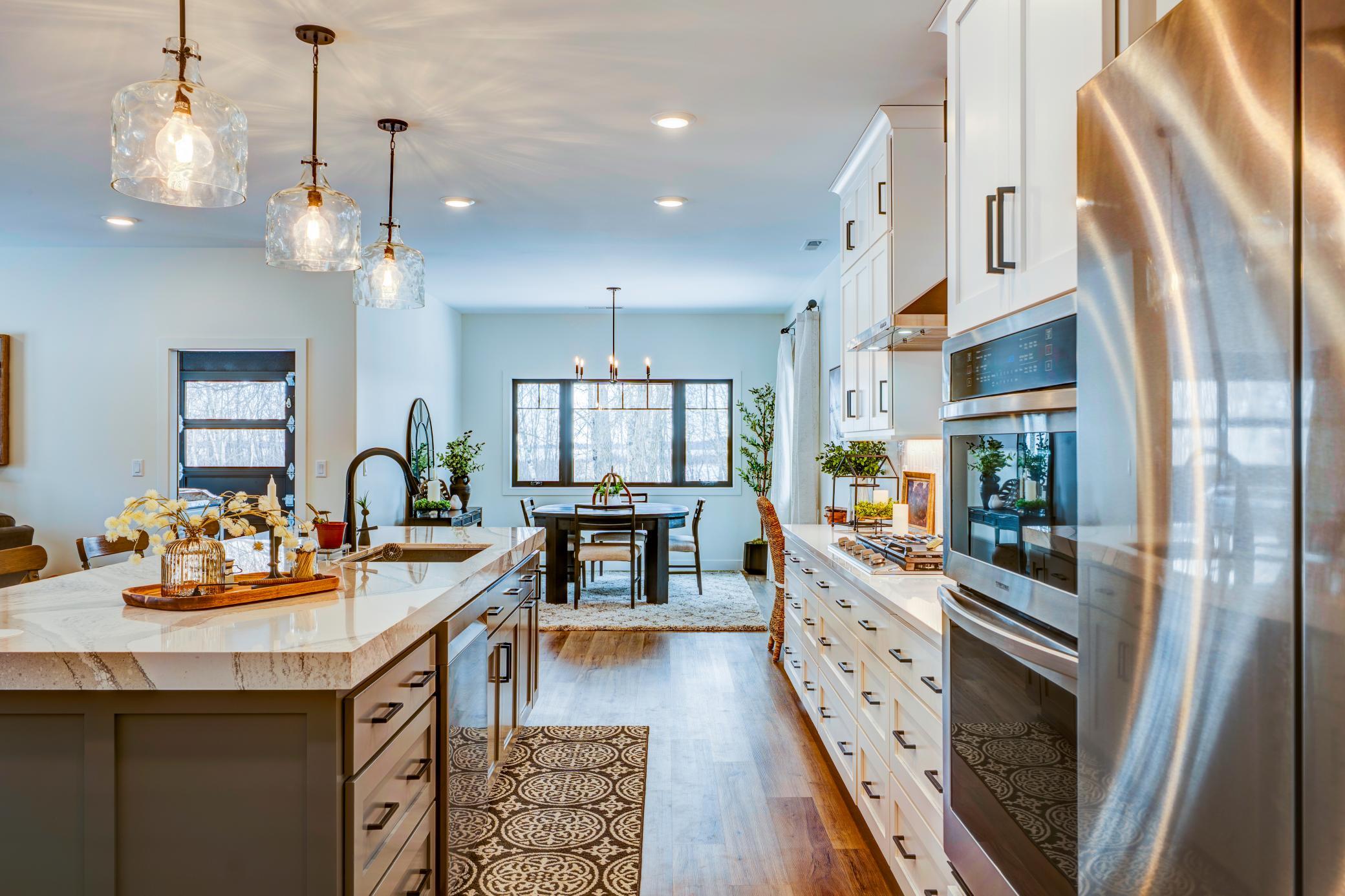 Dining Room adjoins the spacious kitchen