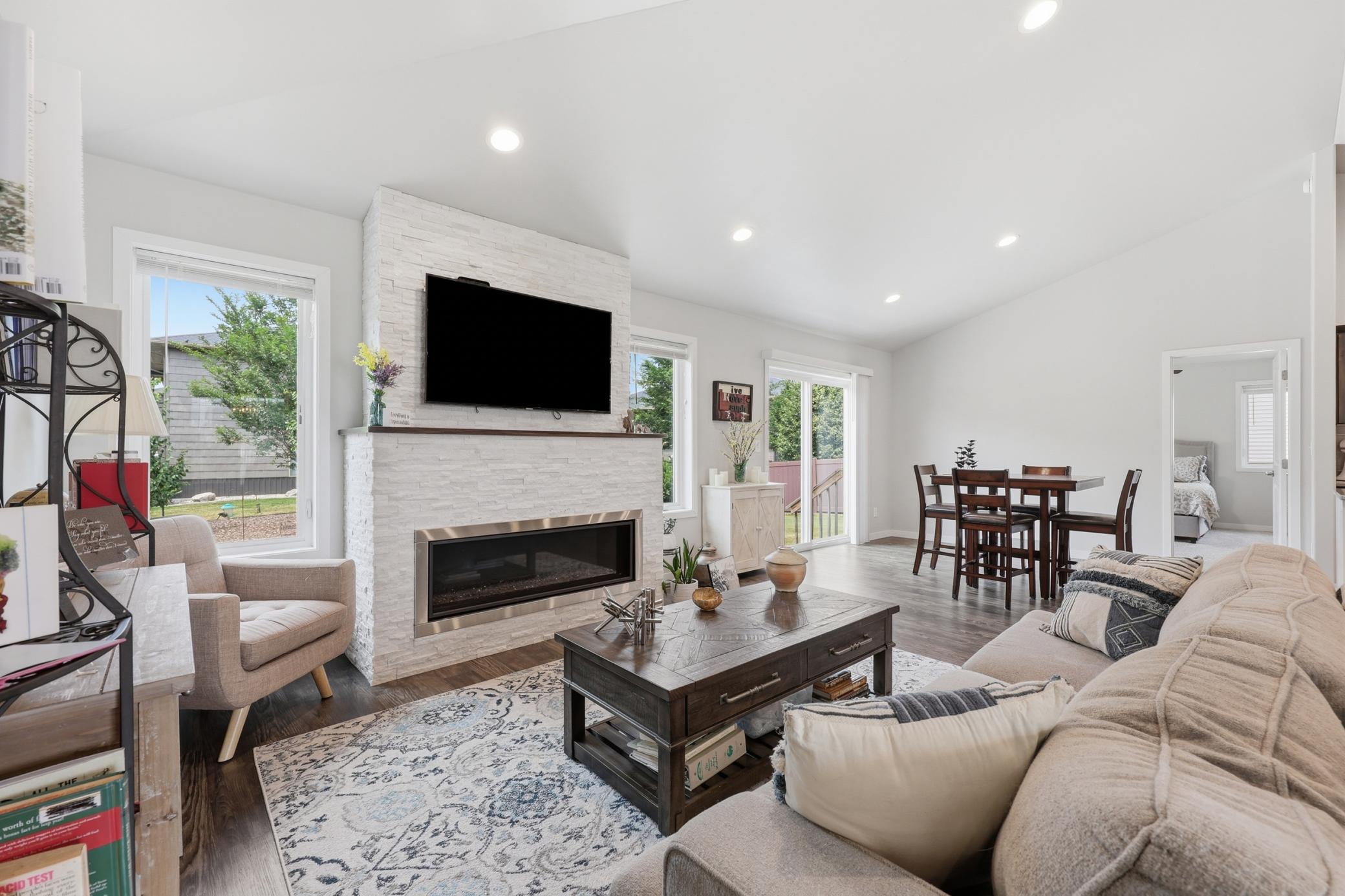 Living room towards dining