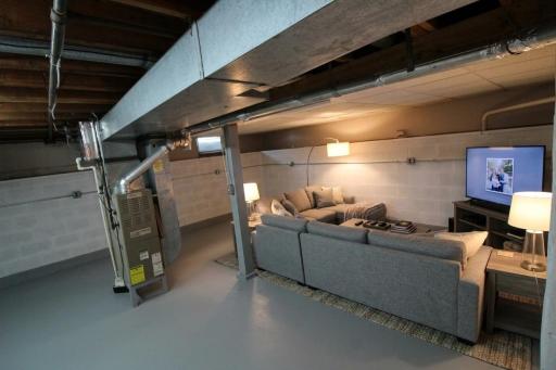 Another AI photo staged of what can be done with the basement.(scenario3)