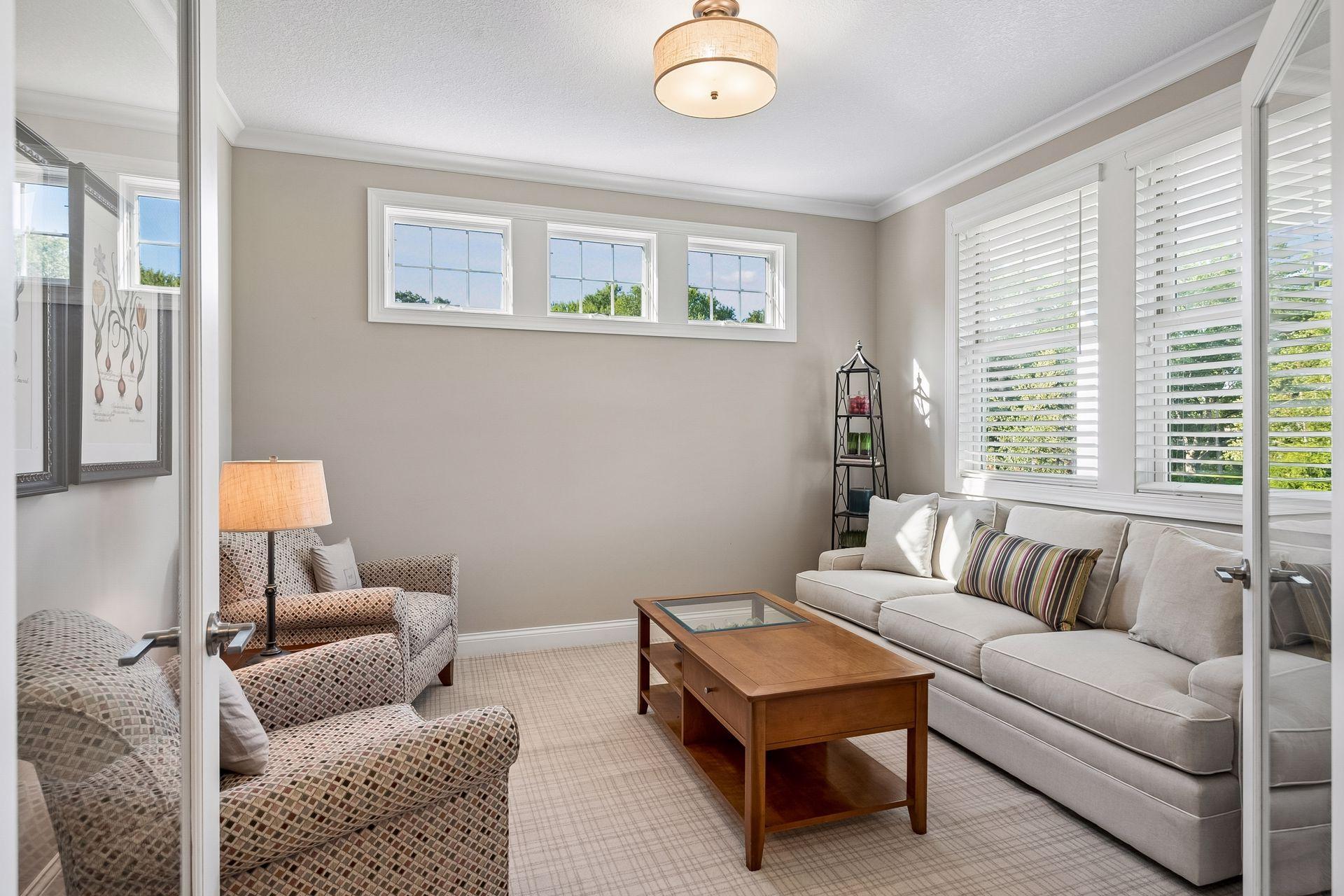 Main floor office or Den