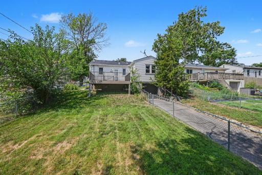 Big back yard!