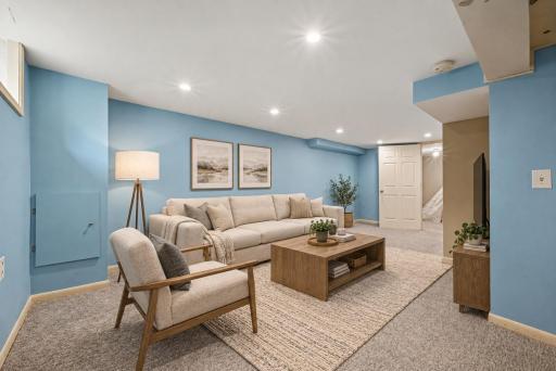 An option for use of the lower level family room which is currently empty