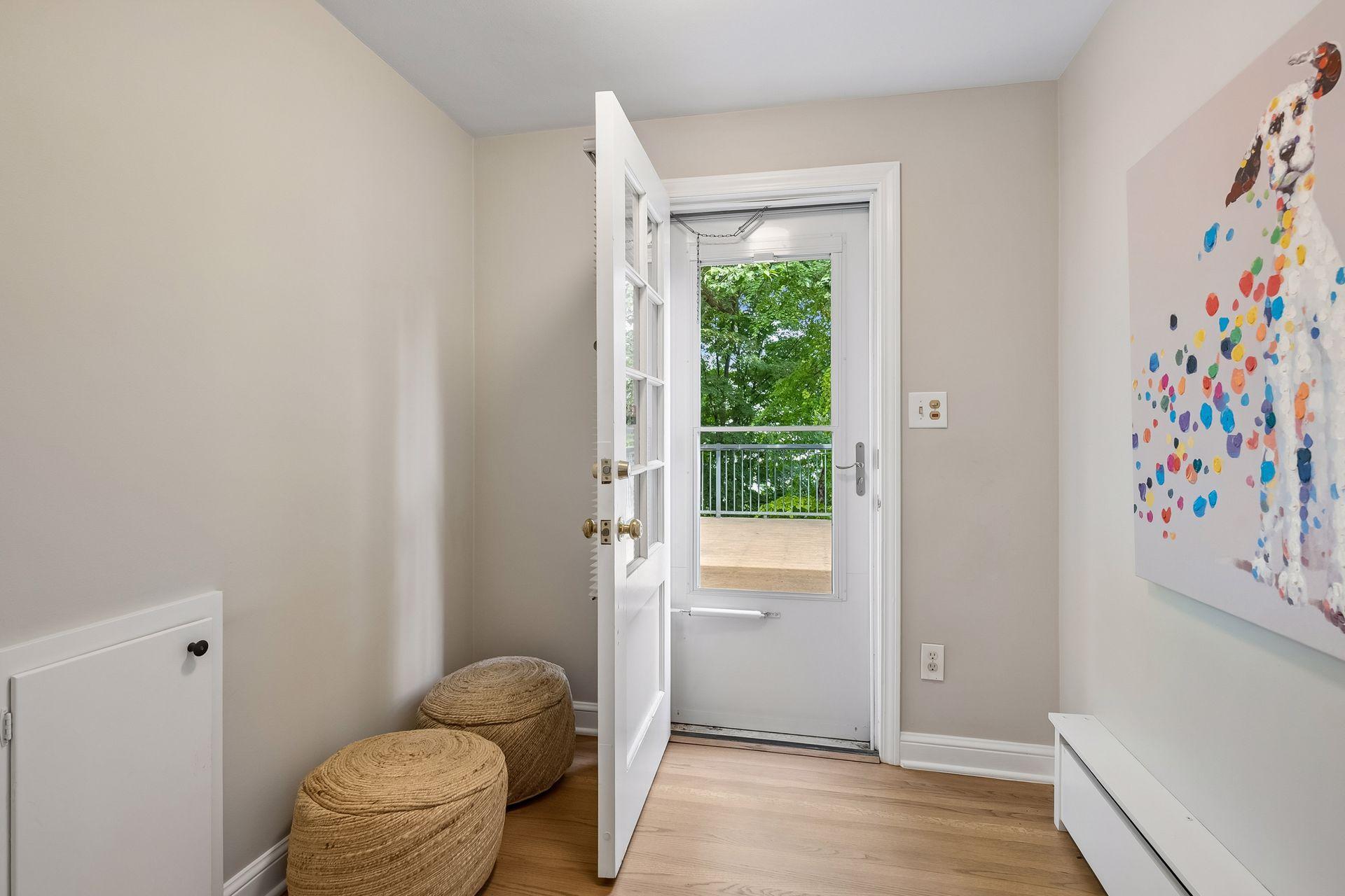 Walk-out to 2nd story deck from the 2nd bedroom