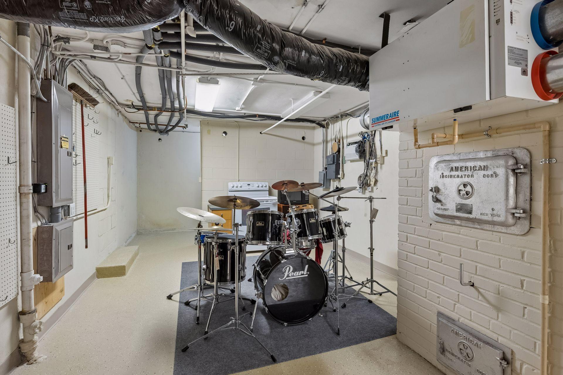 Need a place to practice the drums without disturbing the whole family...