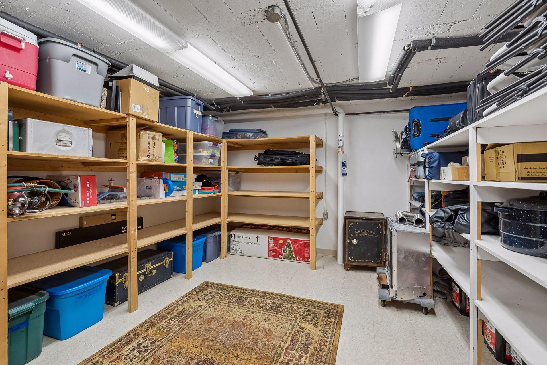 Hockey equipment, Holiday decor? yet ANOTHER storage room