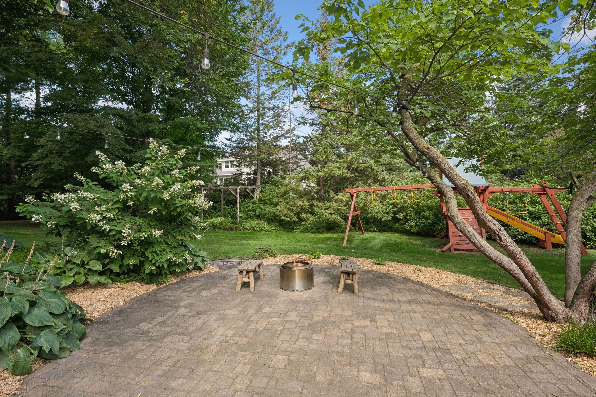 View of the yard from the porch