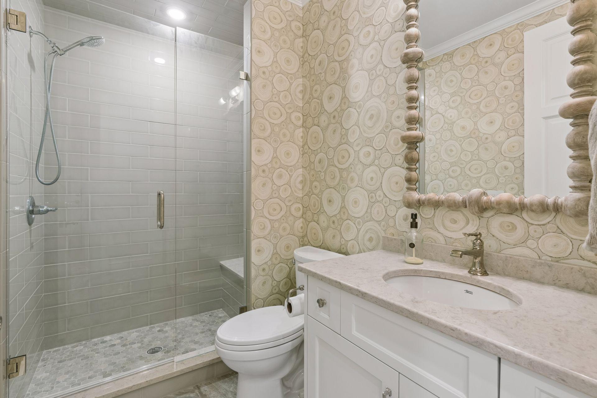 lower level 3/4 bath