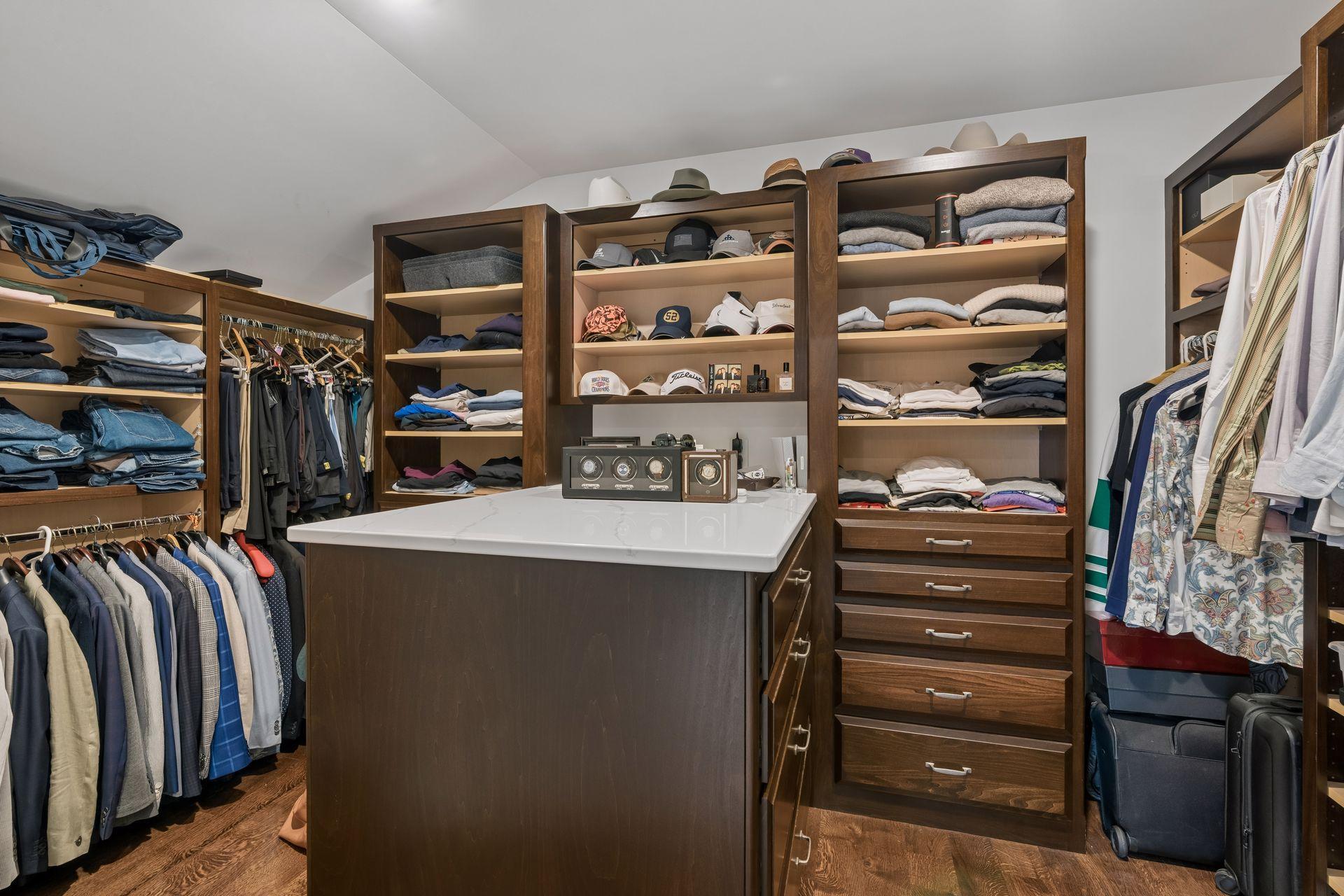 primary walk in closet