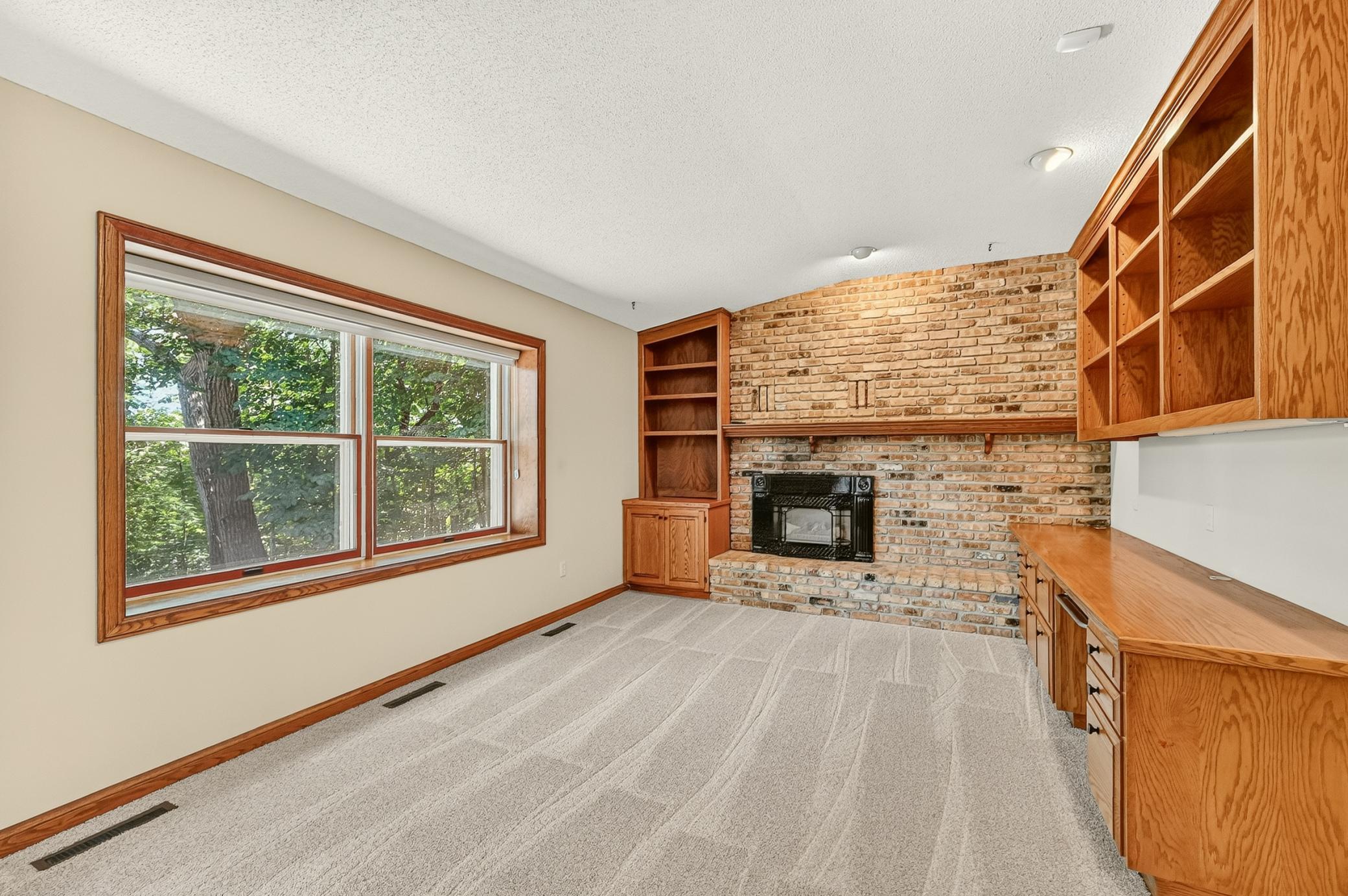 Study or Heath area on Main with gas fireplace