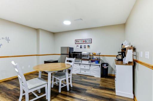 The perfect space for a kitchenette or bar.