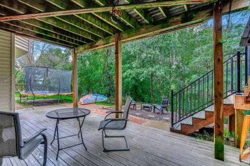 Area under deck
