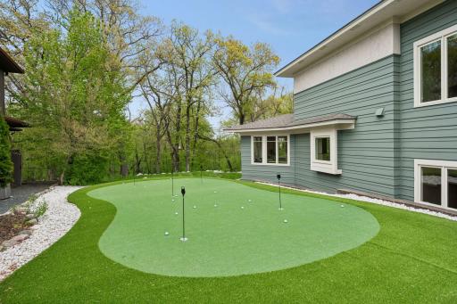 Yes, there's even a putting green!