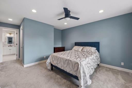 All new carpet in all of the upper level bedrooms in 2021.