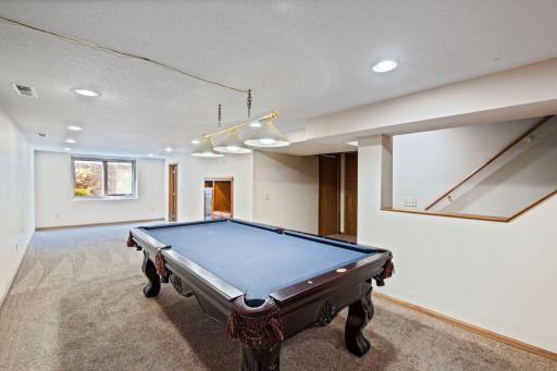 There are 2 sections that can be placed on top of the pool table to play ping pong (or table tennis if you are a pro )