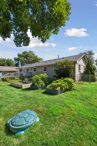 Large fenced in back yard off the big deck!