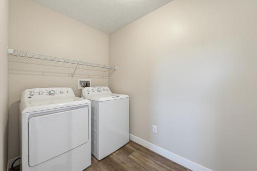 Enjoy the convenience of main floor laundry room.