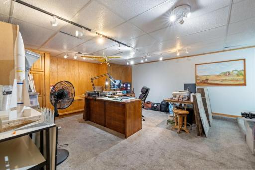 Expansive walk in lower level - ideal for home office or business!