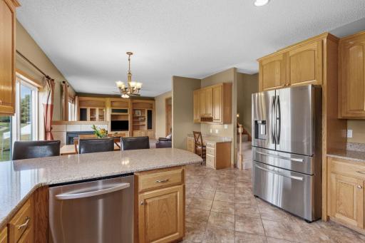 Large Open Kitchen, Informal Dinning and Great Room