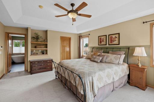 Upper Primary Suite with Walk-In Closet and Beautiful Spa Inspired Bathroom