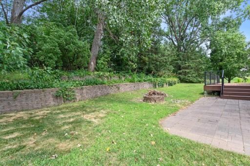 Private backyard
