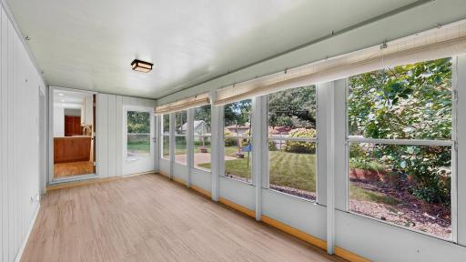 Seamlessly connects interior to backyard patio