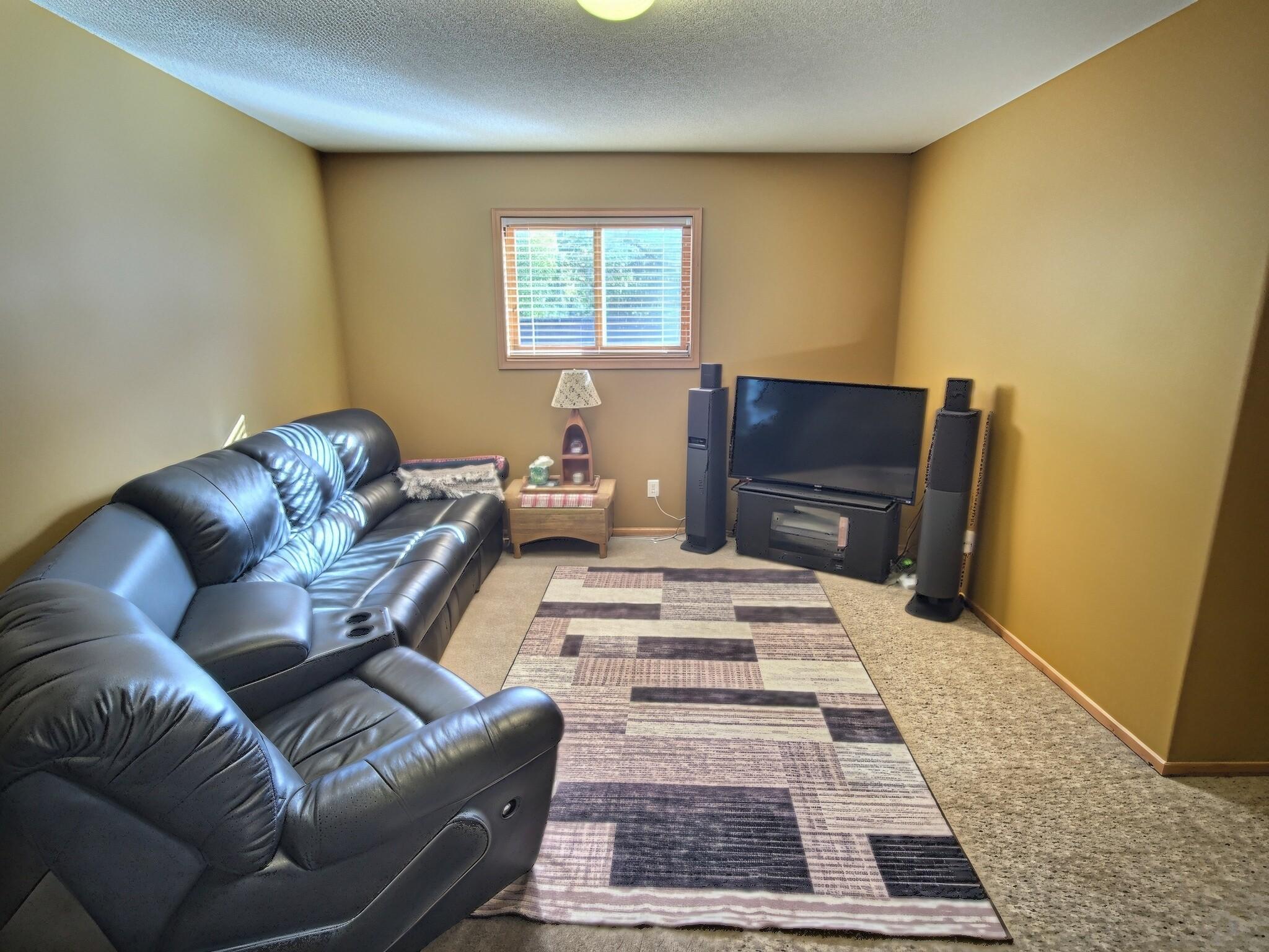 The upstairs family room provides extra space to relax and entertain.