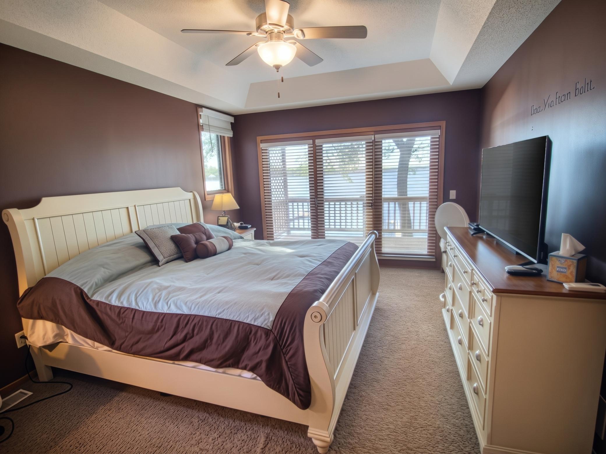 Wake up every morning with breath taking views of Clearwater Lake from the primary suite.