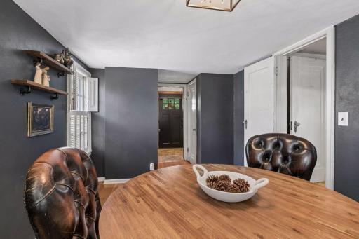 This room is just off the kitchen and has a large closet.