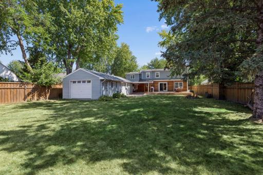 This rare double lot in Falcon Heights offers so many options with this property- including garage expansion.