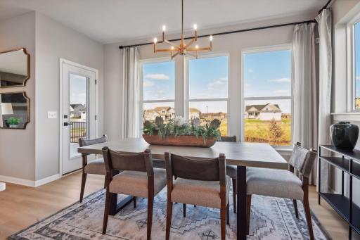 Beautiful views in dining room