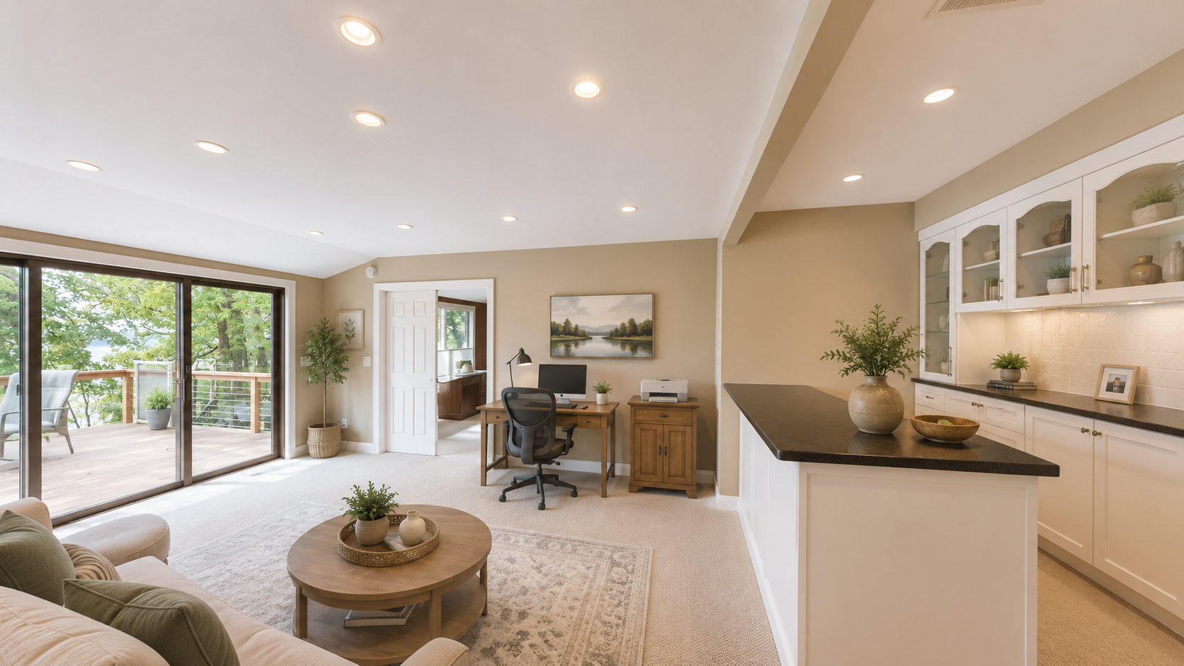 Virtually Staged Flex Space