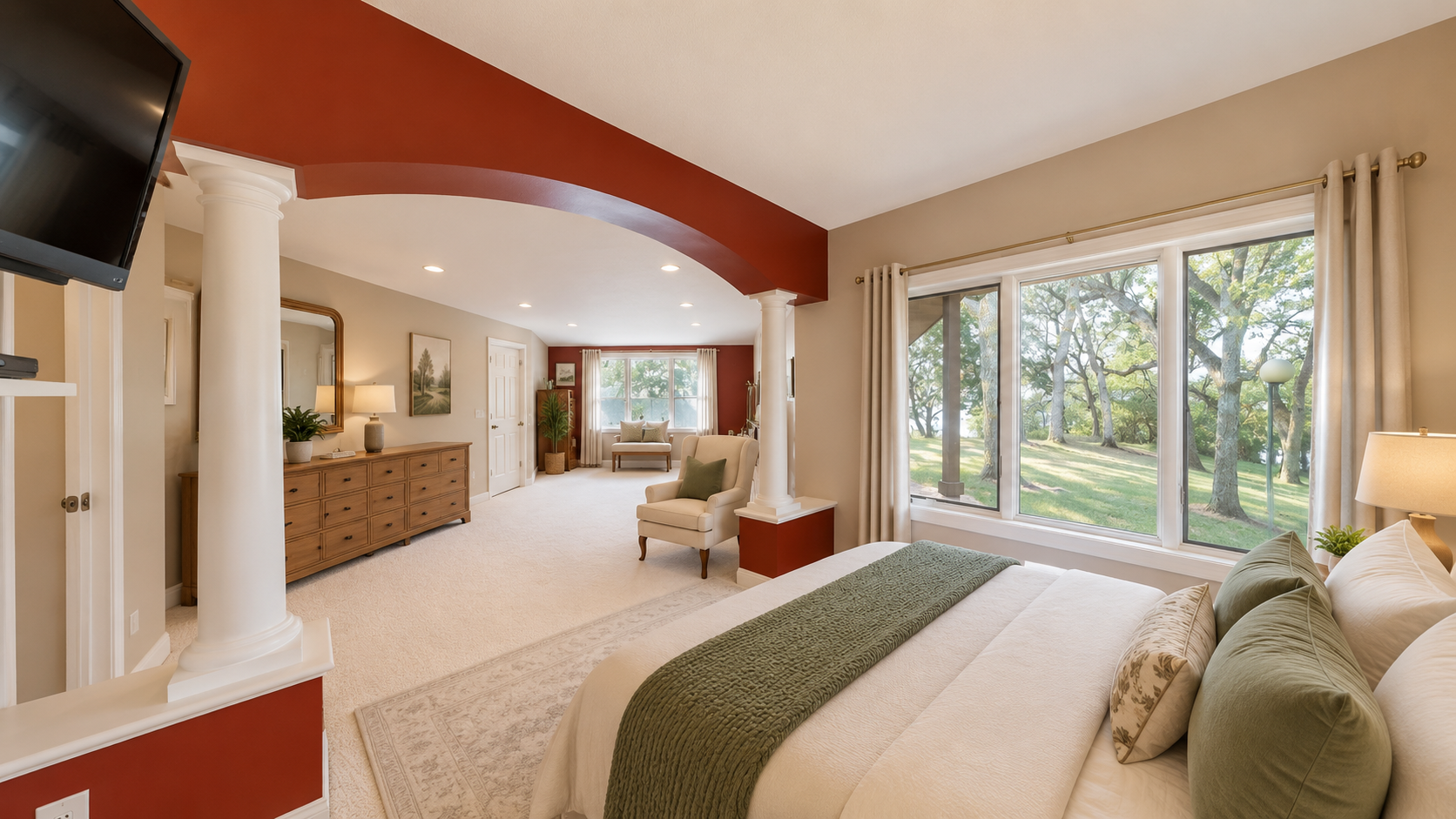 Virtually Staged*Main Floor Primary Bedroom
