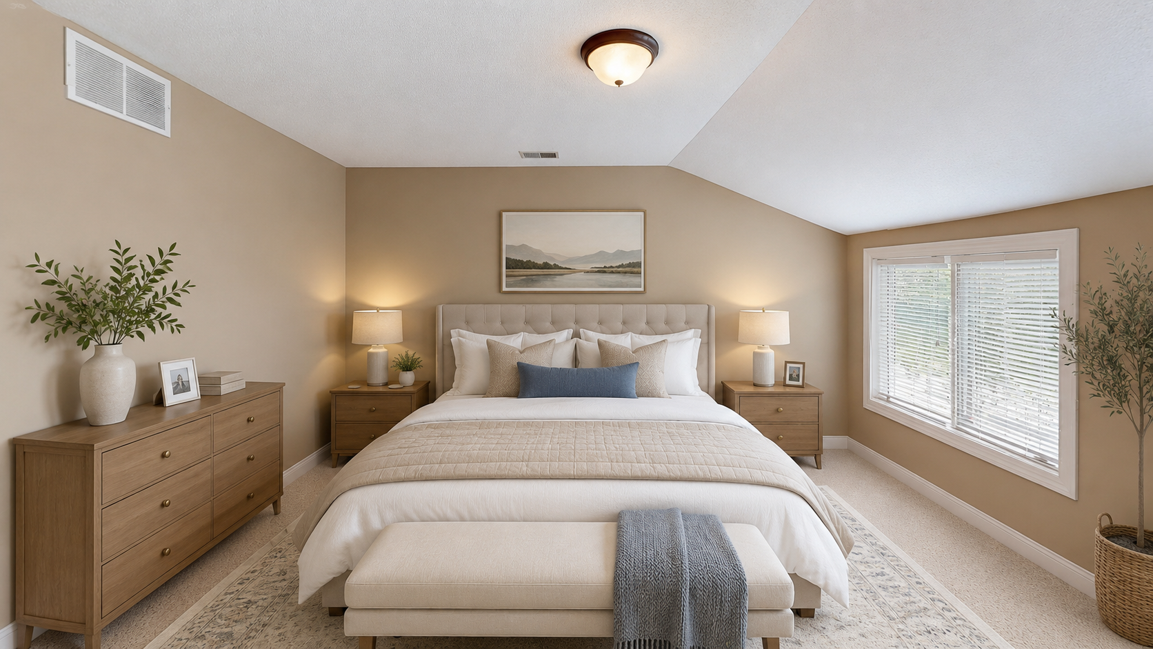 Virtually Staged*Upper Level Guest Bedroom