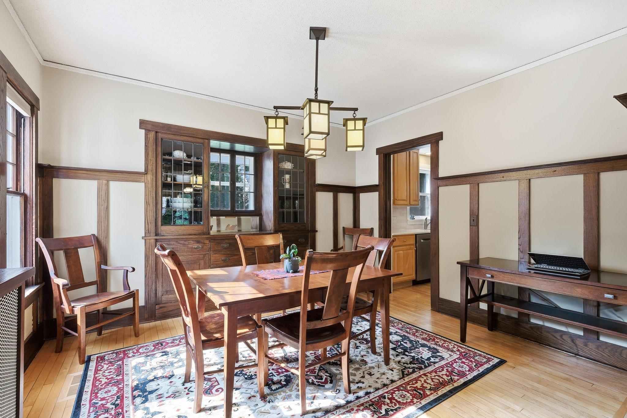 The dining area will fit the size table you need!