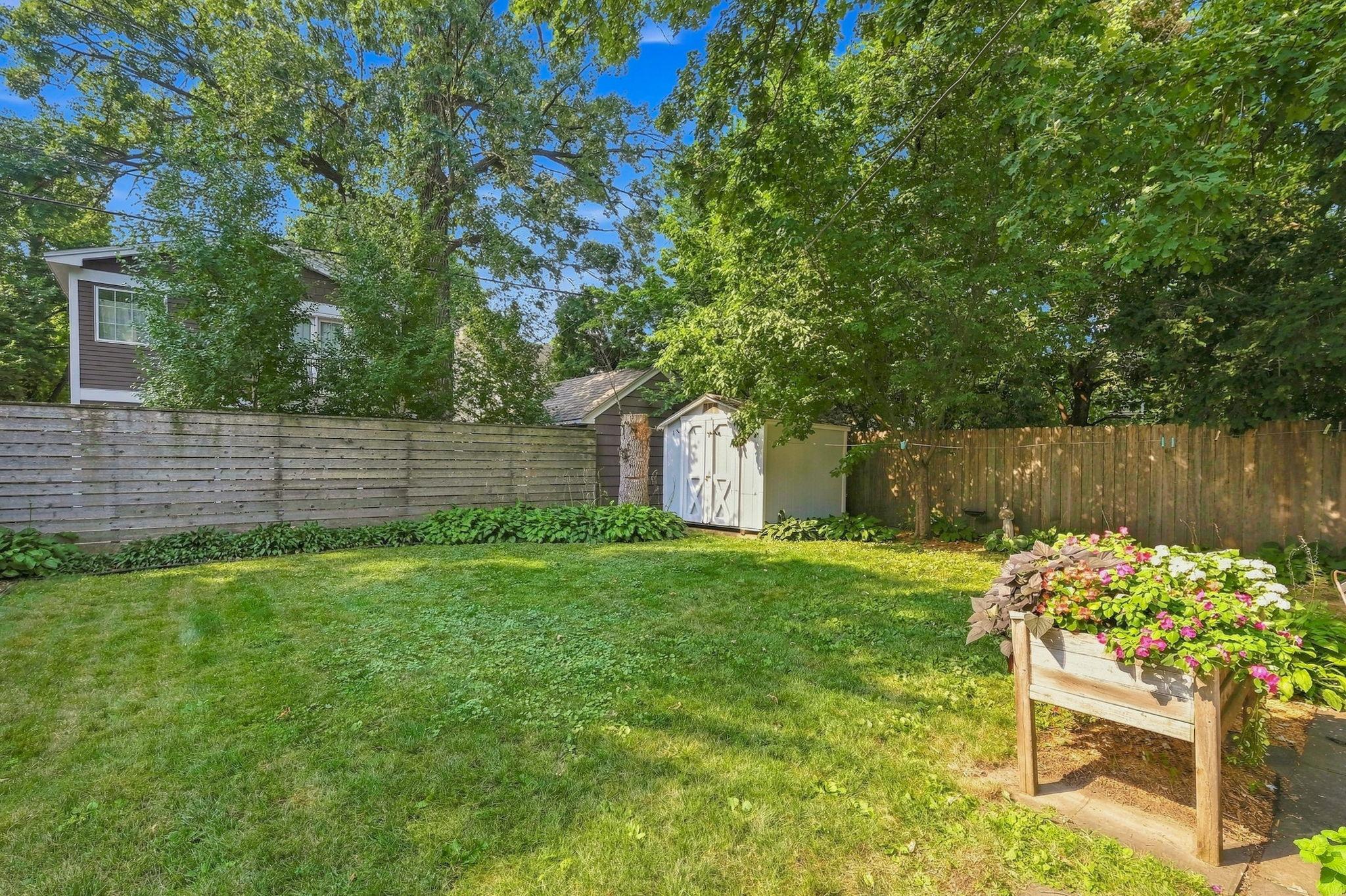 Fenced and ready for pets, kids, or just some privacy.