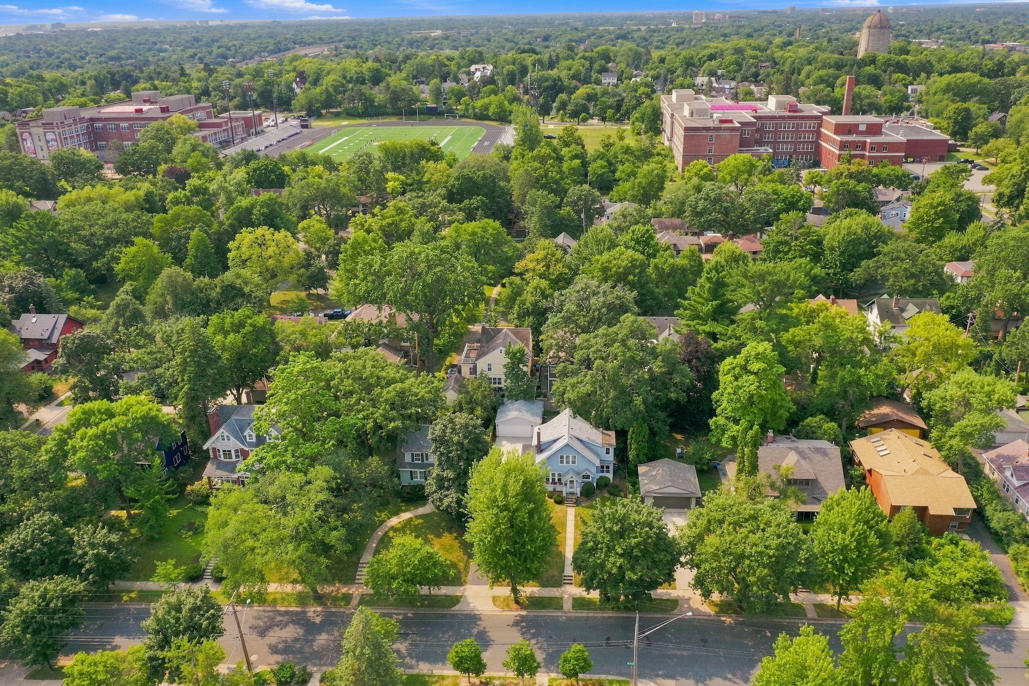 Walking distance to all the schools, restaurants, churches and more
