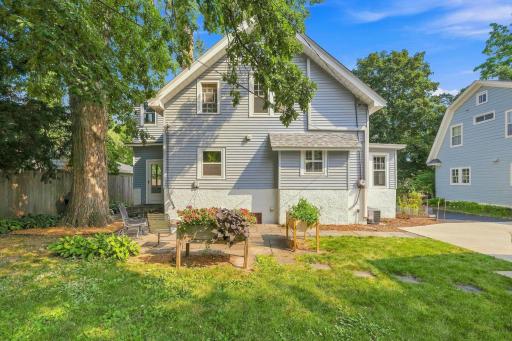 Raised garden eds and a nice patio in the back. Trim and stucco painted inn 2025.