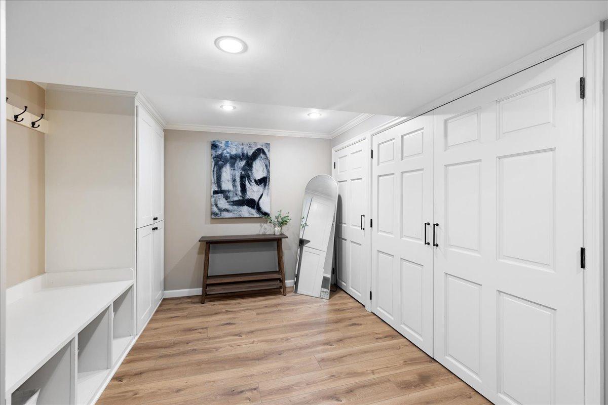 Another view of the massive mudroom!