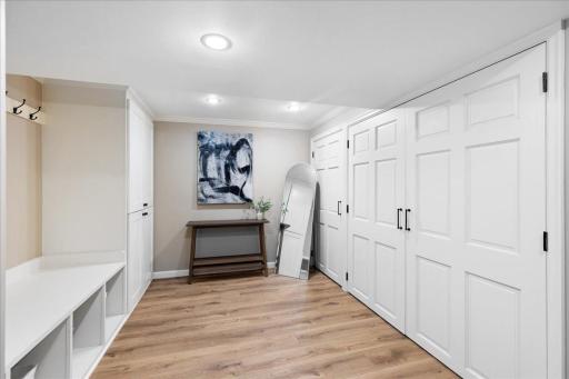 Another view of the massive mudroom!