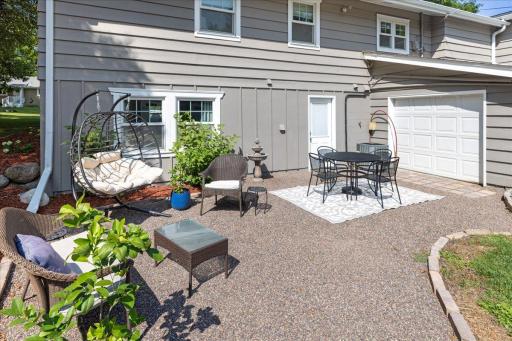 Plenty of space to entertain friends and family on the patio.