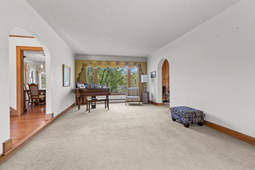 Main Floor Living Room- View Towards River