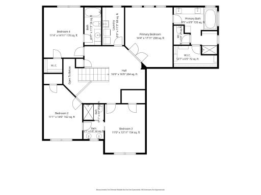 Upper Level Floor Plan