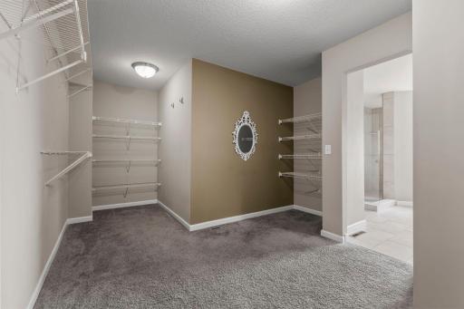 Primary walk in closet