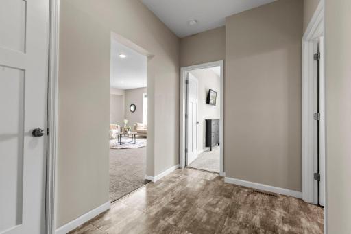 Hallway to main-level bedroom