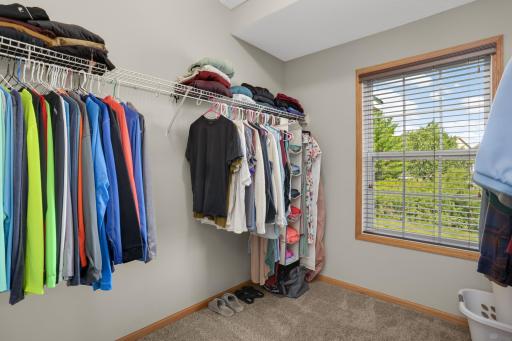 Huge walk-in closet with another window