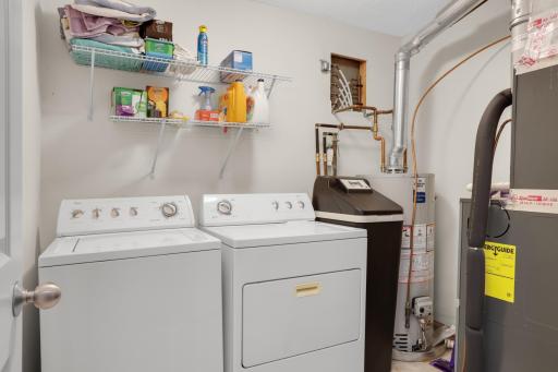 Second level laundry is a bonus - located just off the bedrooms. Don't miss the newer mechanicals (furnace/AC - 2020, water heater and water softener - 2025).