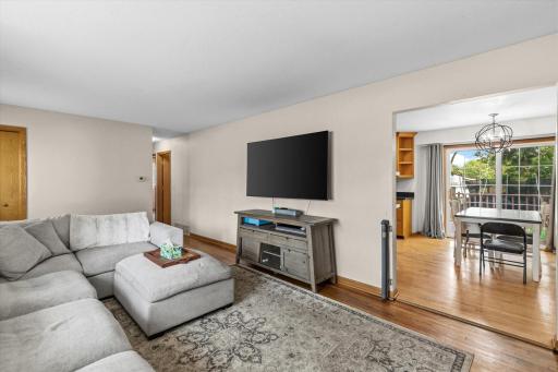 Main floor hardwood floors