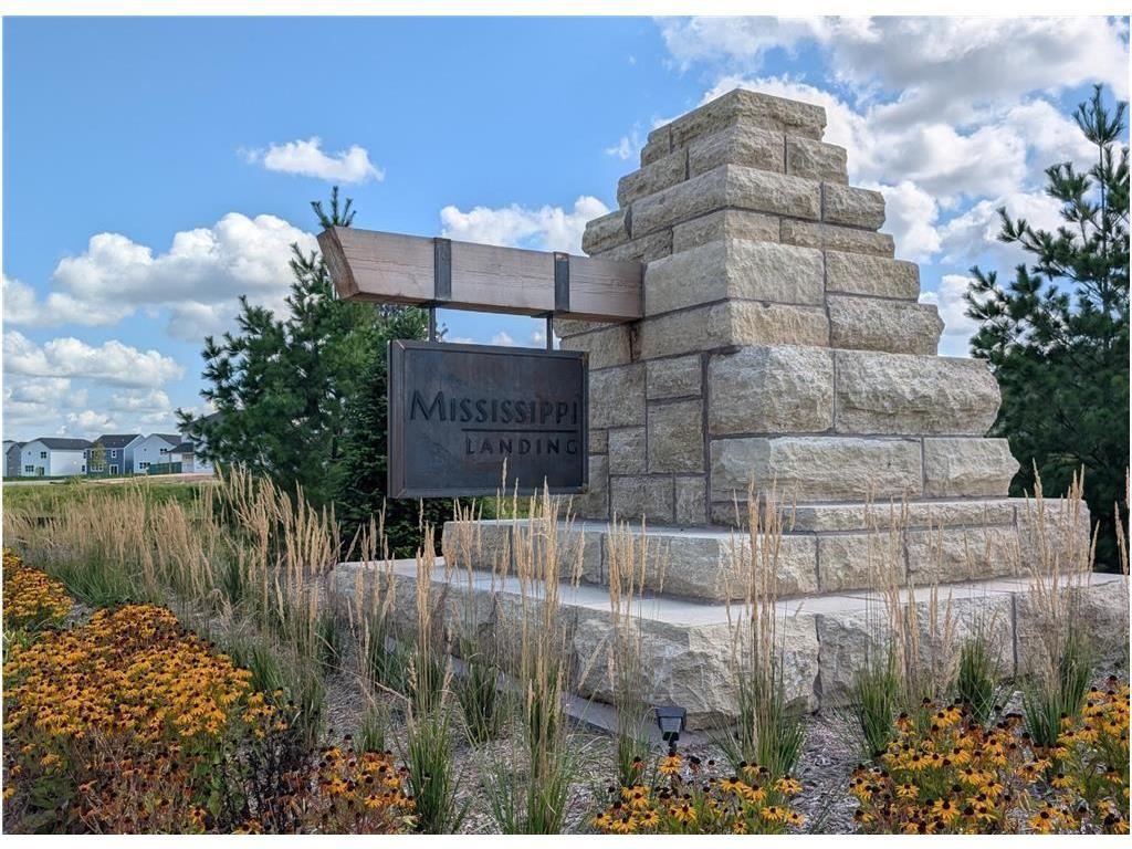 One of the entrance monuments to the beautiful Mississippi Landing neighborhood, located on the banks of the Mississippi River!