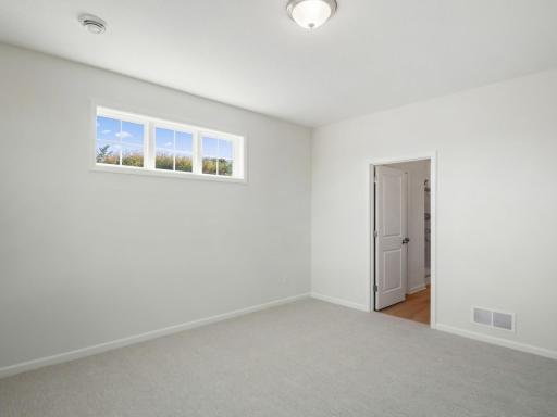 Privacy windows provide natural daylight.